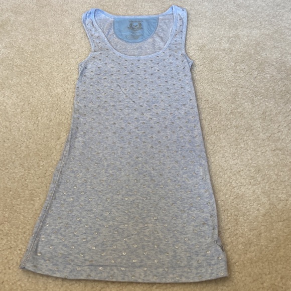 American Eagle Outfitters Dotted Tan Top Size S Bundle - Picture 3 of 8